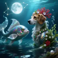 Chien - Poissons